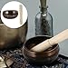 EXQUIMEUBLE Handmade Copper Buddha Sound Bowl with Mallet for Yoga Meditation and Stress Relief Singing Bowl for Relaxation and Home Decor