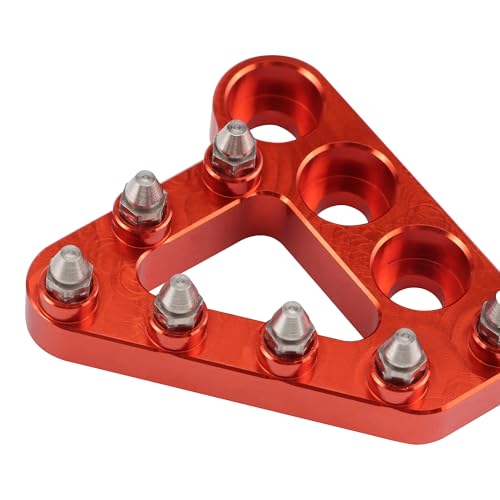 GOOFIT Orange Motorrad Rear Bremspedale Tip Foot Lever Bremspedale Tip CNC Aluminum Ersatz für 125-500 K16 K18 NC SX SXF EXC EXCF XC XCW XCF SX SXF EXC EXCF Most Chinese Dirt PitBike