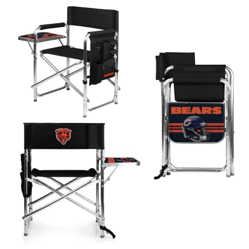 Image of Picnic TIME NFL Unisex-Adult NFL Sports Chair with Side Table, Beach Chair, Camp Chair for Adults