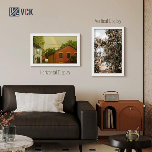 Image of VCK 14x22 Picture Frame Set of 6, Elegant White Wood Poster Frame
