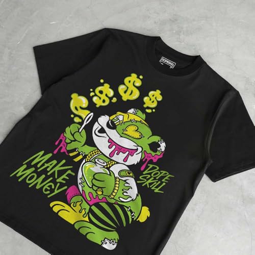 Image of DopeSkill Graphic Tee Streetwear Hip Hop Hypebeast Street Style Unisex T-Shirt Sneaker Colour Matching Shirts Cute Graphic