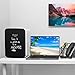 Cooluli 10L Mini Fridge for Bedroom, Car, Office Desk & Dorm - Portable Thermoelectric Cooler & Warmer for Food, Drinks, Skincare - AC/DC Refrigerator with Glass Front, Black