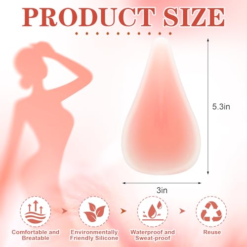 Image of Geyoga 8 Pcs Toe Concealer Seamless Hider Reusable Silicone Anti Cover Insert Guard for Women Girls