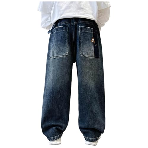 Boys Casual Pants for Daily Wear Comfortable Stretchy Youth Sports Trousers Elastic Waist Loose Fit Stylish Long2