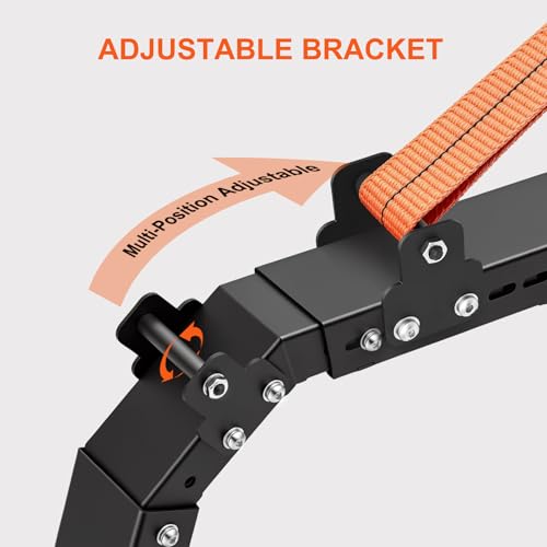 Image of Truck Ladder Rack, Adjustable 48.4 inch-61.4 inch W x 11.8 inch-15.74 inch H