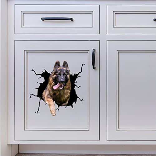 German Shepherd Car Accessories German Shepherd Decals Fun Transparent Packs Decal For Guys Funny Memes Windows Atickers Pvc Sticker 12X12Inch #TOP3