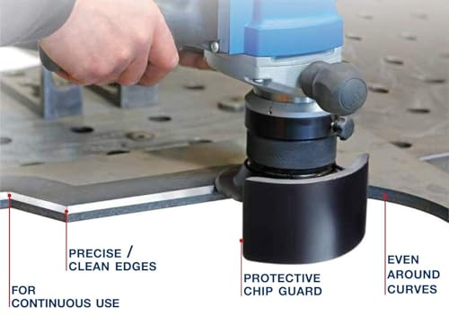 Image of C.S. Unitec ZFR 630 30 Degree Milling Head for Use with EKF 630 and EKF 645 Power Chamfering Tool /Beveling Machine Chamfer Up to 9 /16 inch inch Bevel Width - Made in Germany inch