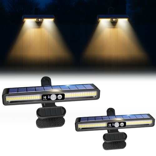 Lampe solaire à clipser NAVESO pour éclairer vos soirées camping et allées de jardin