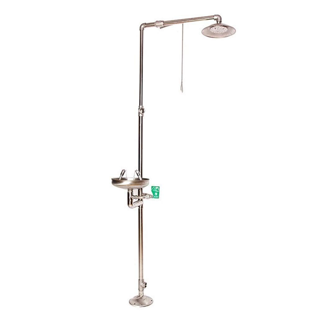 ZTCHSENZT Safety Eyewash,Eye Wash Station, Stainless Steel Emergency Shower Eye Washing Safety Washing Syestem, With 255/300Mm Eyewash Basin
