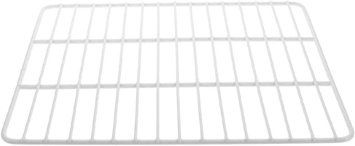 TIDTALEO Iron Freezer Divider Shelf Organizer for Commercial Freezers and Other Settings with Ventilated Mesh and Grid Partition Design, Easy to Clean and Keeps Items Organized