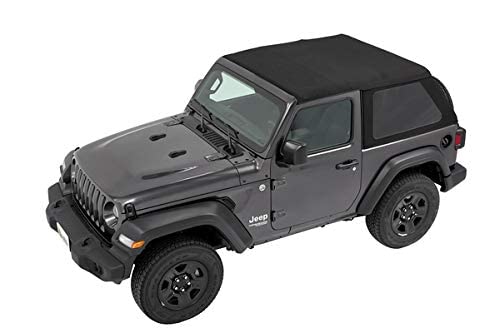 Bestop Trektop Soft Top for The 2-Door Jeep Wrangler JL (2018-Current) in Black Twill