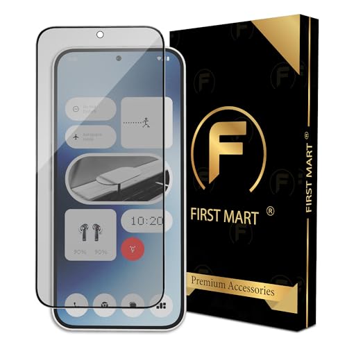 Image of FIRST MART Military-Grade Matte Tempered Glass for Nothing Phone 2A and Nothing 2A Plus - 9H Screen Protector, Anti-Glare Protection, Scratch-Resistant, Bubble-Free (1 Pack)