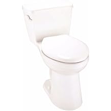 21-014 Gerber Avalanche 1.28 1-PC Ada Elongated Compact Siphon Jet Toilet, White, 28.5" Height, 16.25" Width, 26.75" Length