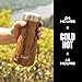 S'well Stainless Steel Traveler, 16oz, Teakwood, Triple Layered Vacuum Insulated Containers Keeps Drinks Cold for 24 Hours and Hot for 12, BPA Free, Easy Carrying On the Go