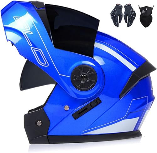 Casque de moto pour adulte double visière anti éblouissement taille M modulable