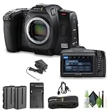 Blackmagic Design Cinema Camera 6K for L Mount (BM-CINECAM60KLFL) Bundle with NPF550 Battery...