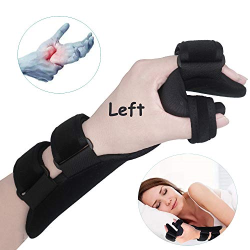 Soft Resting Hand Splint Night Wrist Splint Support Immobilizer Finger Wrist Fracture Fixation