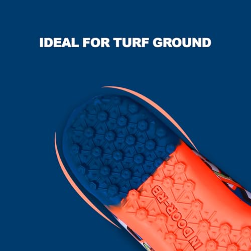 Image of Anza Shift Turf Football Shoes with Rubber Studs for Artificial Turf Surfaces - Durable PU Material, Flexible, Lightweight, Artificial Turf Surfaces