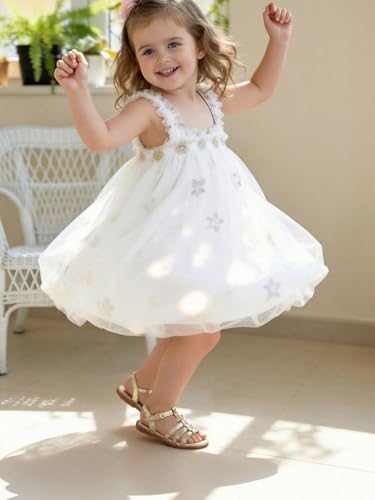 Image of Girls Gladiator Sandals with Adjustable Buckle Comfy Ankle Strappy Flat Shoes