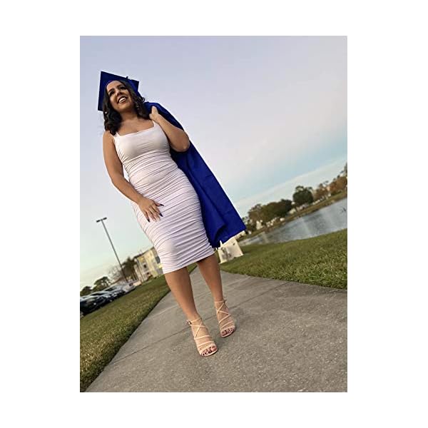 BEAGIMEG-Womens-Sexy-Tank-Top-Bodycon-Ruched-Sleeveless-Basic-Midi-Party-Dress BEAGIMEG Women's Sexy Tank Top Bodycon Ruched Sleeveless Basic Midi Party Dress White