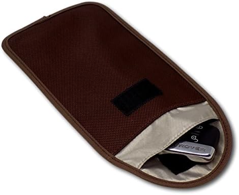 Minder Signal Blocker - Jamming Case/RFID Blocking Pouch for Keyless Entry Car Keys & Mobile Phones - Faraday Bag Protection - Security against Relay Crime (Red, 170mm x 105mm (Internal))