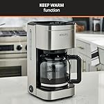 KRUPS Newer Model Drip Coffee Maker, 10-Cup, Silver - Image 4