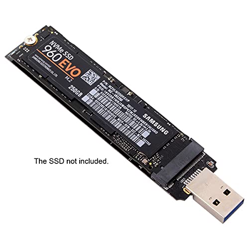 Adaptador USB 3.0 a NVME M-Key M.2 SSD con Case miniatura 4