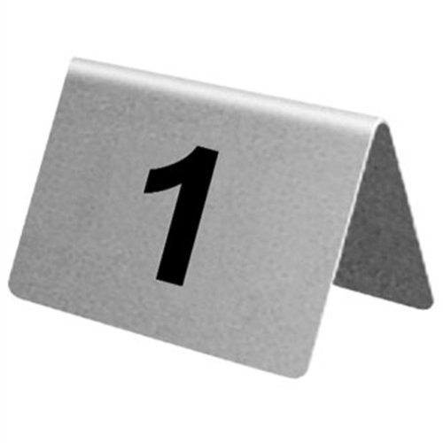 Stainless Steel Table Numbers 1-10 Numbers 1 - 10 by Other