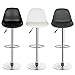 Oparcie Stołków Barowych z Regulowaną Wysokością I Obrotem O 360 °, Ergonomiczny, Opływowy Nowoczesny Design Krzesło Barowe z Wysokim Stołkiem do Blatu Barowego, Kuchni I Domu (Color : Style 5)