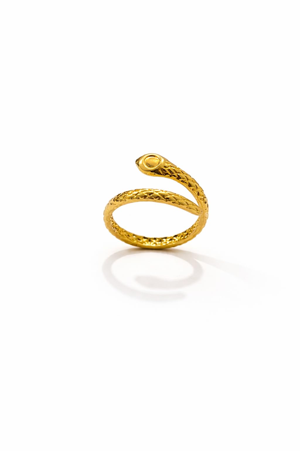 Textured Snake Wrap Ring-image-32