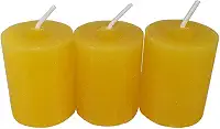 Kit 3 Velas Aromáticas Perfumadas Com Aroma De Citronela