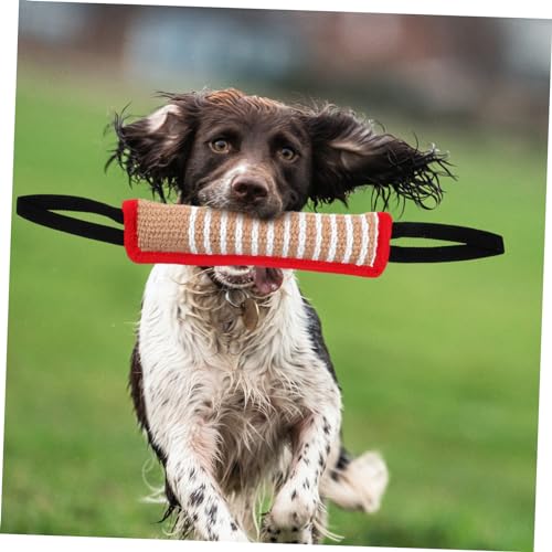 Coussin de jute pour chiens BESPORTBLE x5 | Jouet de dressage interactif - 5