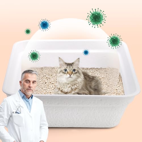 8 cajas desechables para arena de gato WUWEOT miniatura 6