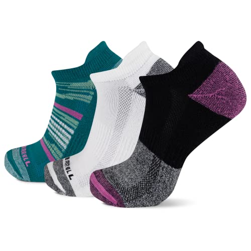 Image of Merrell Unisex Adult Cushioned Low Cut Tab Socks (3-Pair)