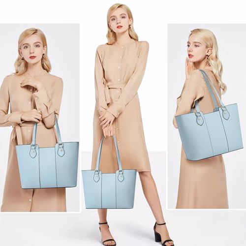 Image of CHICAROUSAL Tote Handbags Purses for Women PU Leather Womens Shoulder Bag | Large Tote Bag for Women, Shoulder Purse, Vegan Leather Purses for Women, Women's Handbags