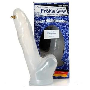 Fröhle Hondenkondom klein klar oder transparent (Hodenkondom transparent)