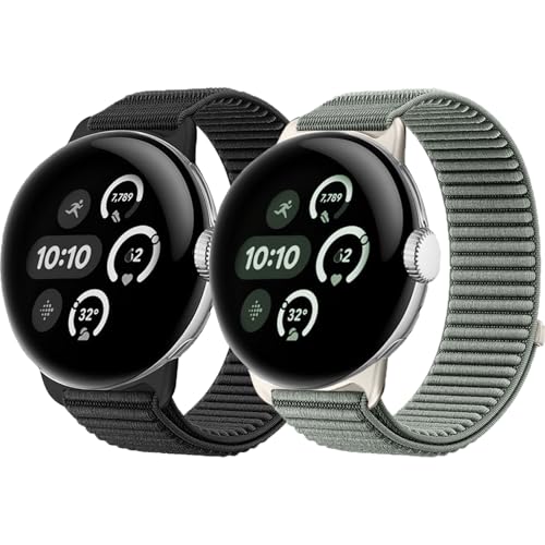 Hgsxst �i�C�������[�v�X�|�[�c�o���h Google Pixel Watch 4/3/2/1 45mm 41mm�o���h�ɑΉ� �A�b�v�O���[�h���ꂽ�I�[���X�`�[���R�l�N�^ �_�炩���ʋC���̂�������p�o���h ���f�B�[�X �����Y, �u���b�N+�O���[�O���[���B