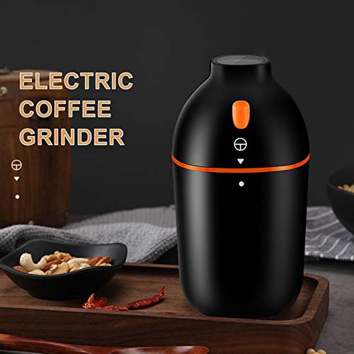 DECDEAL Moedor de café, moinho de rebarba ajustável de aço inoxidável ， Moedor de feijão 150W Moedor