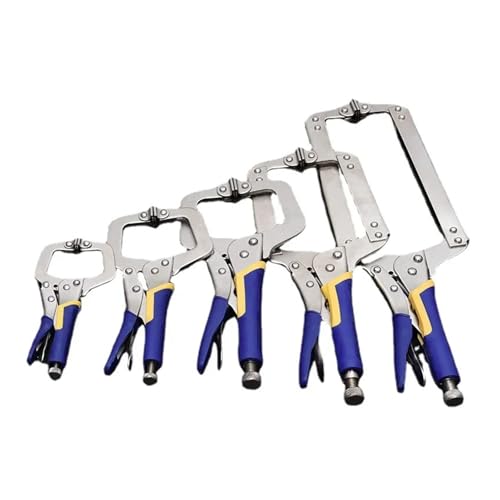 Alicates de bloqueo ajustables con abrazadera C resistente para trabajos manuales de metal 2