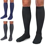 Medical Compression Socks for Women and Men 3 Pairs 20-30 mmHg Knee High Christmas Compression Stockings Circulation Best for Running Athletic Nurses