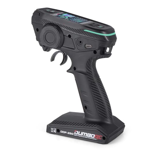 DUMBORC DDF-350 Hd Screen 10Channel RC Radio Transmitter and X10F Receiver Head-Tracking Coach Module RC Remote Controller for RC Cars Boat Tank