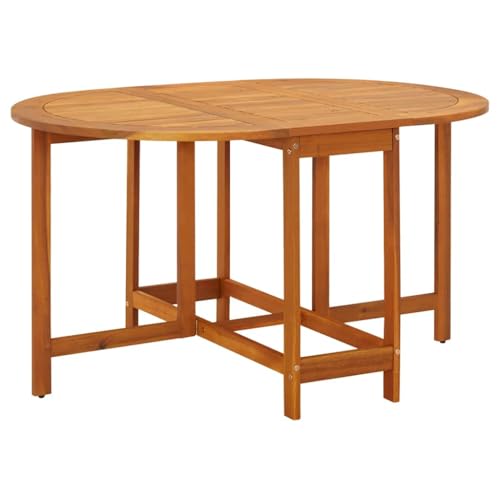 VidaXL Mesa para Exterior Jardín Ovalada