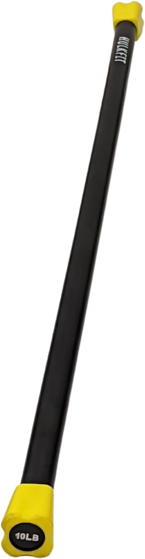 HulkFit Total Body Workout Weighted Exercise Bar Exercise Equipment for Mobility and Strength Training Squats, Lunges, Bench Press, and Deadlifts - Multiple Weights and Multicolor