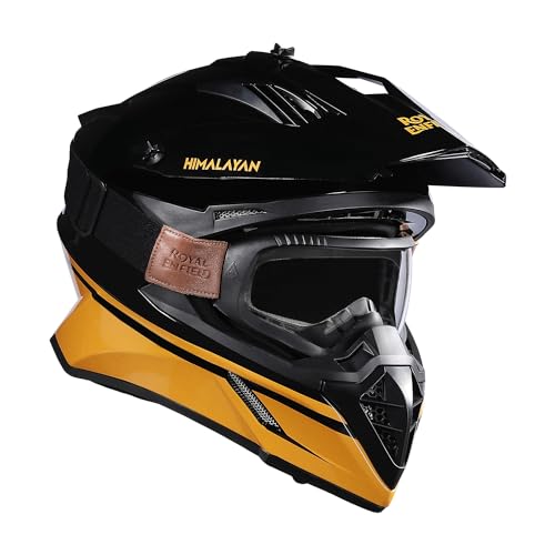 Image of Royal Enfield REMX 2.0 MOTO GOGGLES CLEAR GLASS | Wide Vision for Complete View | Clear glass for High Visibility with Anti Scratch Coating on Both Sides.