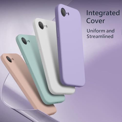 Image of FireNova Magnetic for iPhone 17e Case /iPhone 16e Case, Compatible with MagSafe, [Silicone Camera Protection] Microfiber Lining Phone Case, 6.1 inch, Clove Purple