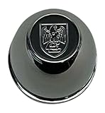 Center Line Wheels Bullet Style Chrome Snap in Wheel Center Cap C8538 3.3 Inch Overall