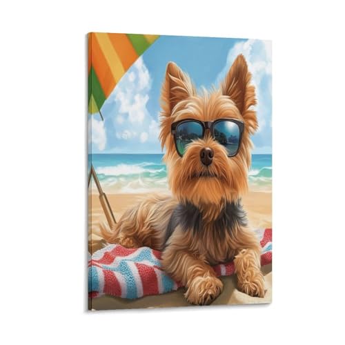 Affiche Yorkshire Terrier pour sublimer votre chambre à coucher