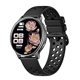 Plyisty Smartwatch GPS, Fitness Tracker con Display HD da 1,32 Pollici con 100 modalità Sportive, Bussola Barometro Altimetro Multi GNSS, per Escursioni in Campeggio All'aperto (BLACK)