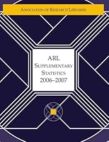 ARL Supplementary Statistics 2006-2007 1594078416 Book Cover