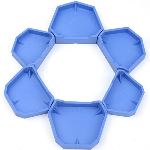 AZDENT® Dental Lab Model Former Base Molds Blue Color Two Types(1 Pack